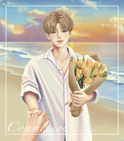 low tide in twilight