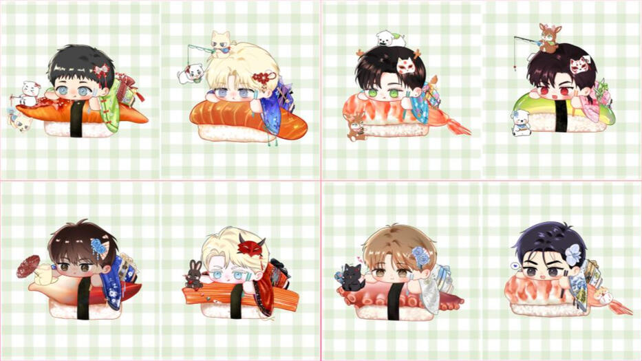 SUSHI - 180k/char (đóng)